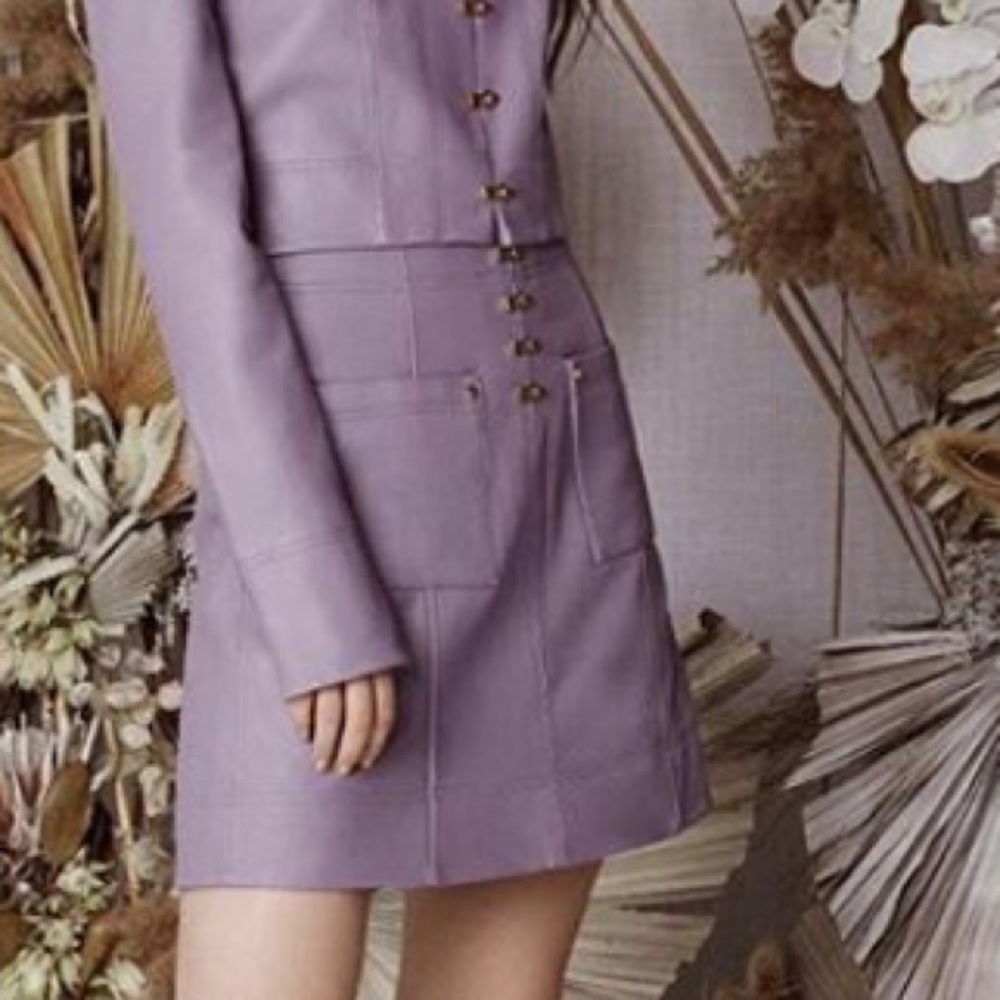 NWOT Alice McCALL leather skirt